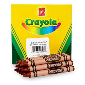 Crayola oN N (12 )AuE Crayola Bulk Crayons (12 Count), Brown
