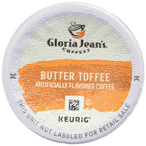 グロリア ジーンズ コーヒー バター トフィー 48 K カップ キューリグ ブルワーズ用 Gloria Jean's Coffees Butter Toffee 48 K-Cups for Keurig Brewers