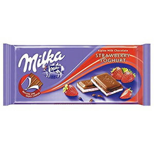 ミルカ ストロベリーヨーグルト 100g (3個入) Milka - Strawberry Joghurt 100g (Pack of 3)