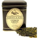 Harney and Sons シトロン グリーン ルース ティー 4 オンスのティー缶 Harney and Sons Citron Green loose tea 4 oz tea tin