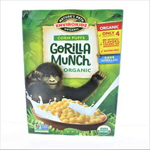 シリアル Envirokiz オーガニック シリアル キッド ゴリラ マンチ、3 個パック Envirokidz Organic Cereal Kid Gorilla Munch, Pack of 3
