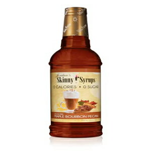 Jordan's Skinny Mixes シュガーフリー メープル バーボン ピーカン シロップ、25.4 液量オンス Jordan's Skinny Mixes Sugar Free Maple Bourbon Pecan Syrups, 25.4 Fl Oz