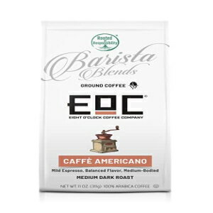 Eight O'Clock Coffee Barista Blends 挽いたコーヒー、カフェ アメリカーノ、11 オンス Eight O'Clock Coffee Barista Blends Ground Coffee, Caffe Americano, 11 Ounce