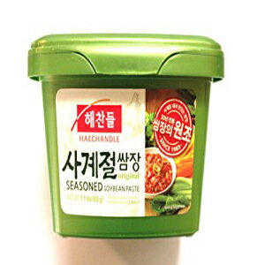 ヘチャンドル 味付け大豆ペースト 1.1ポンド (500g) タブ Haechandle Seasoned Soybean Paste 1.1 Lb. (500g) Tub