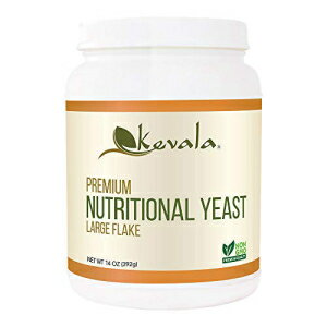 Kevala - h{ŷr[K - igEA`qg݊AOet[AR[V - 14 IX Kevala - Nutritional Yeast Delicious Vegan Seasoning - Low Sodium, Non-GMO, Gluten-Free, and Kosher - 14 Ounce