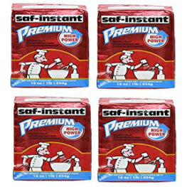 SAF CX^g v~A C[Xg 16 IX (4 pbN) SAF Instant Premium Yeast 16 Oz, (Pack of 4)