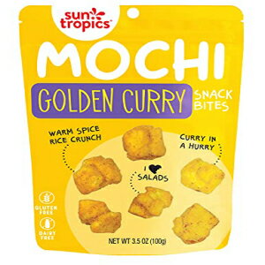 Sun Tropics ʥåХ ǥ󥫥졼3.5 (6)ƥե꡼ӡMSG̵źáʥե꡼ꥫꥹʥå Sun Tropics Mochi Snack Bites Golden Curry, 3.5 oz (6 Count), Gluten Fr...