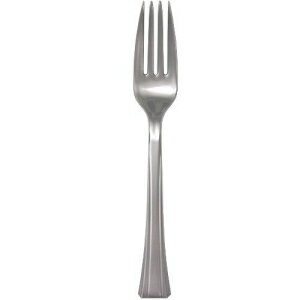 Lillian Tablesettings 48 JEg v~A vX`bN tH[NAVo[ Lillian Tablesettings 48 Count Premium Plastic Fork, Silver