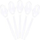 ティースプーン、50、Plasticpro 透明プラスチックティースプーン使い捨てカトラリー器具 50 カウント Tea Spoons, 50, Plasticpro Clear Plastic Tea Spoons Disposable Cutlery Utensils 50 Count