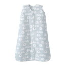 Halo Sleepsackウェアラブルブランケットマイクロフリース-3エレファントブルー、サイズメッド Halo Sleepsack Wearable Blanket Micro Fleece - 3 Elephants Blue, Size Med