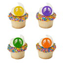 s[XTCJbvP[LO-24JEg National Cake Supply Peace Sign Cupcake Rings - 24 Count