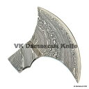 JNR Traders 手作りダマスカス鋼斧/手斧ヘッド鍛造ダマスカス鋼 VK4116 JNR Traders Handmade Damascus Steel Axe/Hatchet Head Forged Damascus Steel VK4116