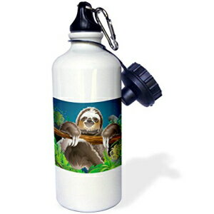 3dRose EH[^[{gA21IXAzCg 3dRose Water Bottle, 21oz, White