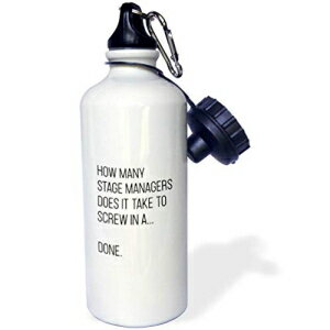 3dRose EH[^[{gA21IXAzCg 3dRose Water Bottle, 21oz, White