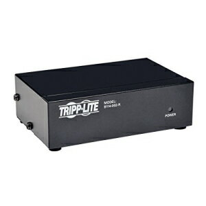 Tripp Lite 2 |[g VGA Xvb^[AMu[X^[t𑜓xrfIA350MHzA2048x1536 (HD15 M/2xF)(B114-002-R) Tripp Lite 2-Port VGA Splitter with Signal Booster High Resolution Video, 350MHz, 2048x1536 (HD15 M/2xF)(B114