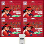 Big League Chew 女性ソフトボール、スラミンストロベリーバブルガム、2.12 オンスポーチ (4 個パック) バイザカップシュガーフリーミント付き Big League Chew Female Softball, Slammin' Strawberry Bubble Gum, 2.12-Ounce Pouches (Pack of 4