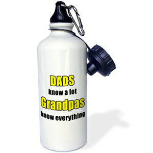 3dRose Dads Lot Grandpas Know Everything CG[ X|[c EH[^[ {gA21 IX (wb_216307_1)A21 IXA}`J[ 3dRose Dads Lot Grandpas Know Everything Yellow-Sports Water Bottle, 21oz (wb_216307_1), 21 oz,