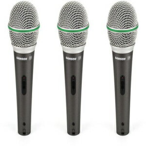 ॽQ6ʥߥåޥ3ѥå Samson Technologies Samson Q6 Dynamic Microphone 3-Pack