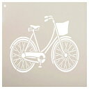 StudioR12による自転車ステンシル| 楽しいヴィンテージアート-再利用可能なマイラーテンプレート| 絵画 チョーク ミクストメディア| ウォールアート DIYの家の装飾に使用-サイズを選択 11 x 8.…
