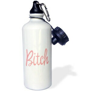 3dRose wb_32814_1 rb` X|[c EH[^[ {gA21 IXAzCg 3dRose wb_32814_1 Bitch Sports Water Bottle, 21 oz, White