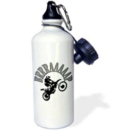 3dRose ウォーターボトル、21オンス、ホワイト 3dRose Water Bottle, 21oz, White