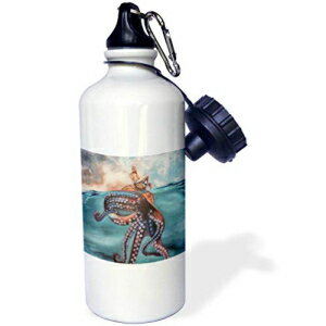 3dRose EH[^[{gA21IXAzCg 3dRose Water Bottle, 21oz, White