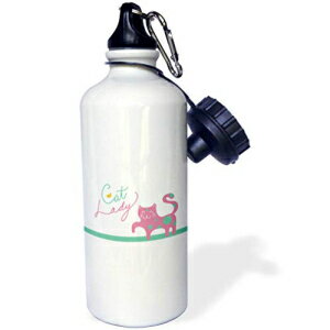 3dRose EH[^[{gA21IXAzCg 3dRose Water Bottle, 21oz, White