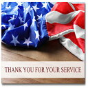 Small World Greetings American Flag Thank You For Your Service Cards 12 Count - Blank Inside with White Envelopes - Patriotic - Veteran 039 s Day - Military - A2 Size (5.5 x 4.25 )