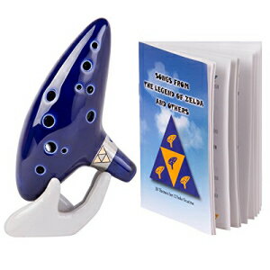 Deekec ゼルダ オカリナ 12 穴 アルト C ソングブック付き (ゼルダの伝説の歌) Deekec Zelda Ocarina 12 Hole Alto C with Song Book (Songs From the Legend of Zelda)