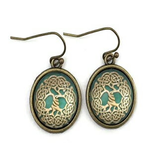 ̿ڤΥ-Ȥη-ƥ- Fern & Filigree Tree of Life Earrings ...