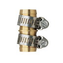 Orbit Brass 3/4 インチウォーターホース修理修正 - クランプ付きガーデンホースメンダー - 58143N Orbit Brass 3/4