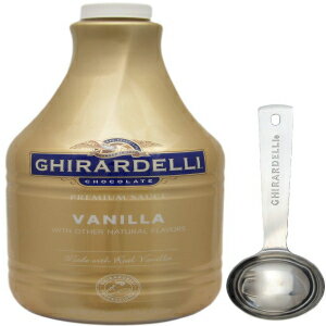 Mfoj\[XA87.3IX{g-ŌvʃXv[t Ghirardelli Vanilla Sauce, 87.3 Ounce Bottle - with Limited Edition Measuring Spoon