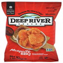 Deep River Snacks メスキート BBQ ケトル調理ポテトチップス、1 オンス (80 個パック) Deep River Snacks Mesquite BBQ Kettle Cooked Potato Chips, 1-Ounce (Pack of 80)