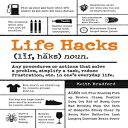 洋書 Adams Media Paperback, Life Hacks: Any Procedure or Action That Solves a Problem, Simplifies a Task, Frustration, Etc. in One's Everyday Life
