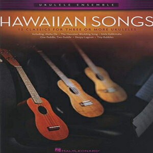 洋書 Hal Leonard Paperback, Hawaiian Songs (Ukulele Ensemble)