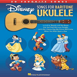 洋書 Paperback, Disney Songs for Baritone Ukulele: 20 Favorite Songs