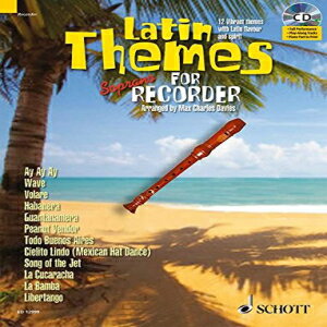 洋書 Paperback, Latin Themes for Soprano Recorder (Schott Master Play-Along)