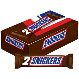 スニッカーズ シェアリングサイズ チョコレートキャンディーバー 3.29オンスバー 24個入りボックス SNICKERS Sharing Size Chocolate Candy Bars 3.29-Ounce Bar 24-Count Box