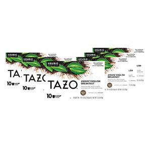 Tazo Kカップ ポッド 大胆な伝統的な朝食スタイルの紅茶 紅茶 カフェイン入りティー モーニングドリンク 10カウント (6個パック) Tazo K-Cup Pods For a Bold Traditional Breakfast-Style Tea Black Tea Caffeinated Tea Morning Drink 10 count