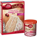 ベティ クロッカー チェリーチップケーキミックスとチェリーフロスティングバンドル (2 アイテム) Betty Crocker Cherry Chip Cake Mix and Cherry Frosting Bundle (2 Items)
