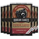 Kodiak Cakes プロテインパンケーキパワーケーキ、フラップジャックとワッフルミックス、シナモンオーツ、20オンス (6個パック) Kodiak Cakes Protein Pancake Power Cakes, Flapjack and Waffle Mix, Cinnamon Oat, 20 Ounce (Pack of 6)