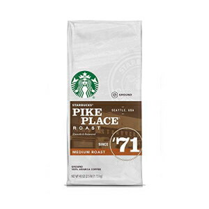 楽天Glomarketスターバックス パイク プレイス ミディアム ロースト グラウンド コーヒー、40 オンス、2.5 ポンド Starbucks Pike Place Medium Roast Ground Coffee, 40 Ounce, 2.5 pounds
