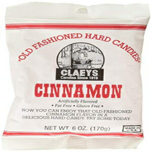 Claeys オールド ファッション シナモン キャンディ、6 オンス バッグ (12 個パック) Claeys Old Fashioned Cinnamon Candy, 6-Ounce Bags (Pack of 12)