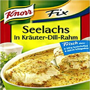 クノール フィックス シーサーモンのハーブ＆ディルクリームソースミックス - 1個 Knorr Fix Sea Salmon in Herbs Dill Cream Sauce Mix - 1pc