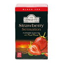 Ahmad Teas - Xgx[g 1.4IX - 20 eB[obO Ahmad Teas - Strawberry Black Tea 1.4oz - 20 Tea Bags