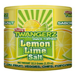 Twang Twangerz t[o[\gXibNgbsO - CACA}S[`AfBsNX (lߍ킹A4 pbN) Twang Twangerz Flavored Salt Snack Topping - Lime, Lemon Lime, Mango Chili & Dill Pickle (Assorted,