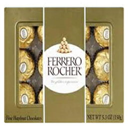 フェレロ ロシェ ファイン ヘーゼルナッツ チョコレート 5.3オンス Ferrero Rocher Fine Hazelnut Chocolate 5.3oz
