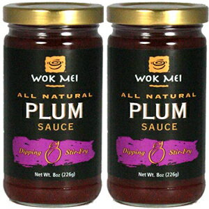 Wok Mei Oet[ v\[XA8 IX/2 pbN Wok Mei Gluten Free Plum Sauce, 8 Oz./2 Pack