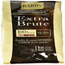 Х꡼ ѥ 100%  ȥ ֥롼ȡ2.2 ݥ (2 ĥѥå) Cacao Barry Cocoa Powder 100% Cocoa Extra Brute, 2.2 lb (Pack of 2)