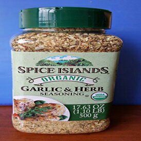 ѥ  ˥å å &ϡ ˥ 17.6 Spice Islands Organic Garlic &Herb Seasoning 17.6oz